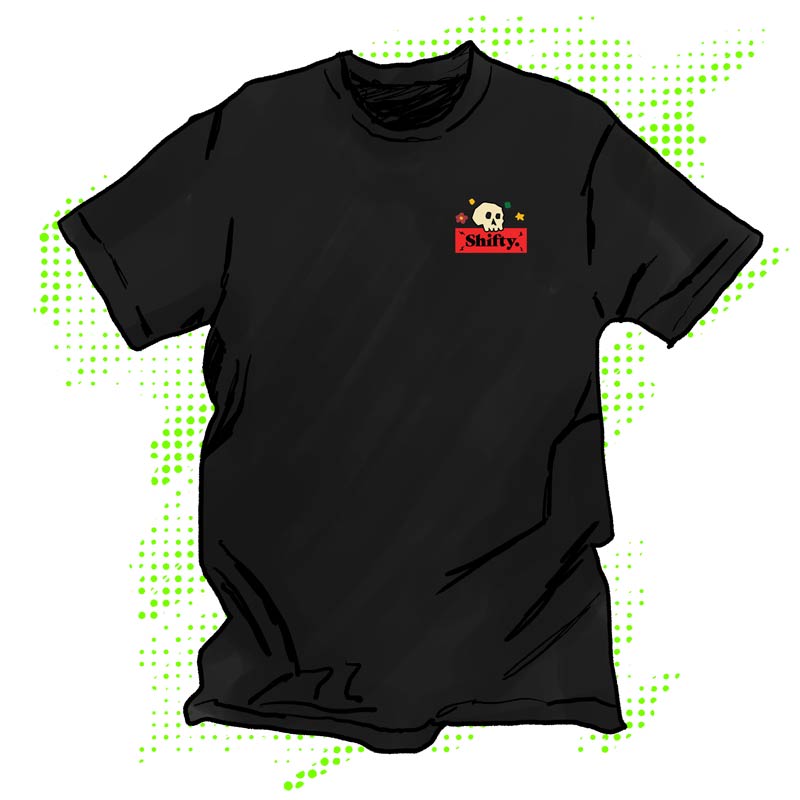 Green t-shirt wax everything